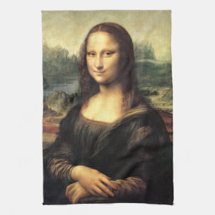 The Mona Lisa Leonardo da Vinci     Tea Towel