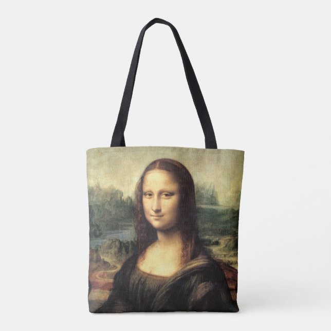 The Mona Lisa Leonardo da Vinci   Tote Bag (Back)