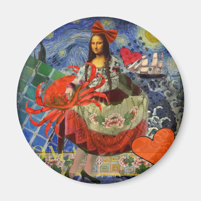 The Mona Lisa Magnet (Front)