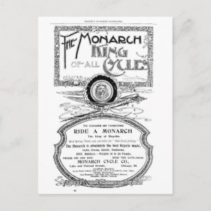The Monararch King of all Cycles Postcard