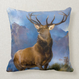 The Monarch of the Glen by Edwin Landseer Cushion