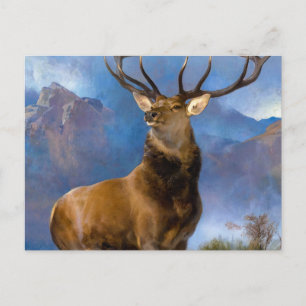The Monarch of the Glen by Edwin Landseer Postcard