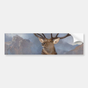 The Monarch of the Glen (Wild Stag) (by Landseer) Bumper Sticker