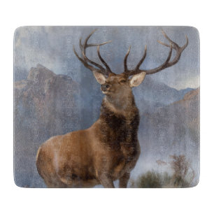 The Monarch of the Glen (Wild Stag) (by Landseer) Cutting Board