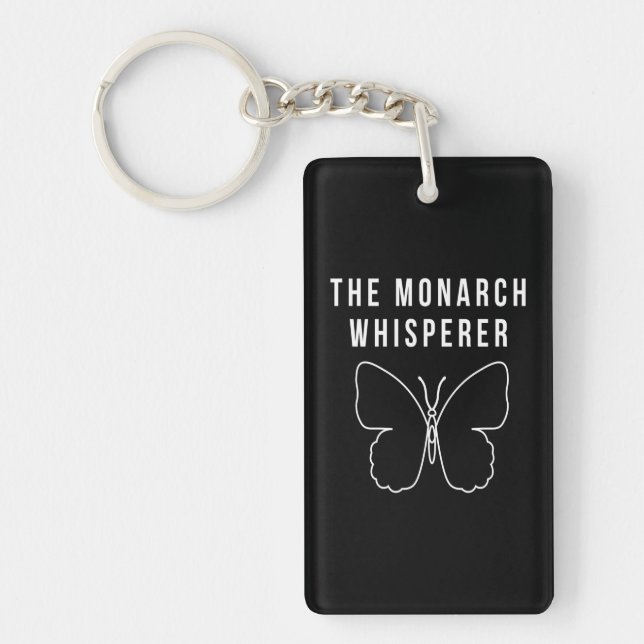 The Monarch Whisperer Key Ring (Front)