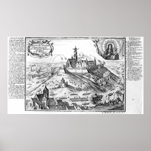 The monastery of Jasna Gora, Czestochowa Poster (Front)