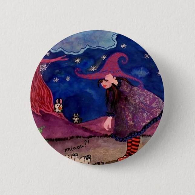 the mondede pit 6 cm round badge (Front)