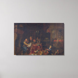 The Moneylenders Canvas Print