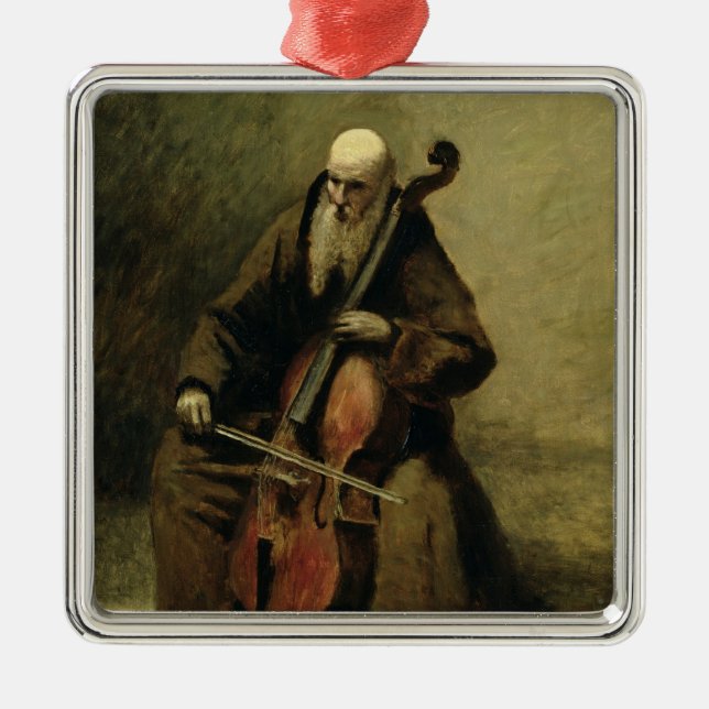 The Monk, 1874 Metal Tree Decoration (Front)