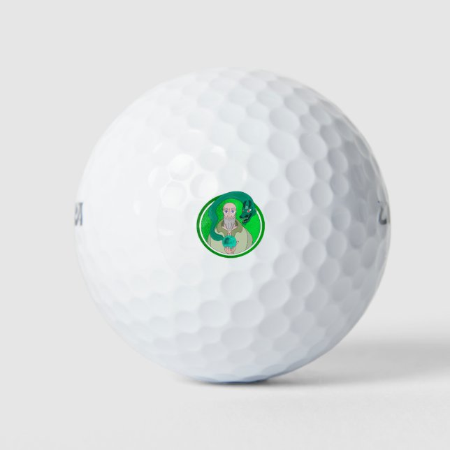 The Monk and the Dragon Golf Balls (Front)