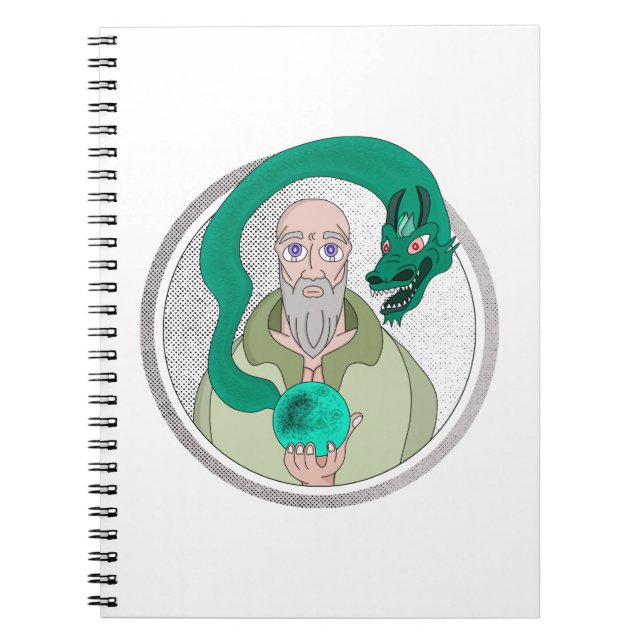 The Monk and the Dragon Notebook (Front)