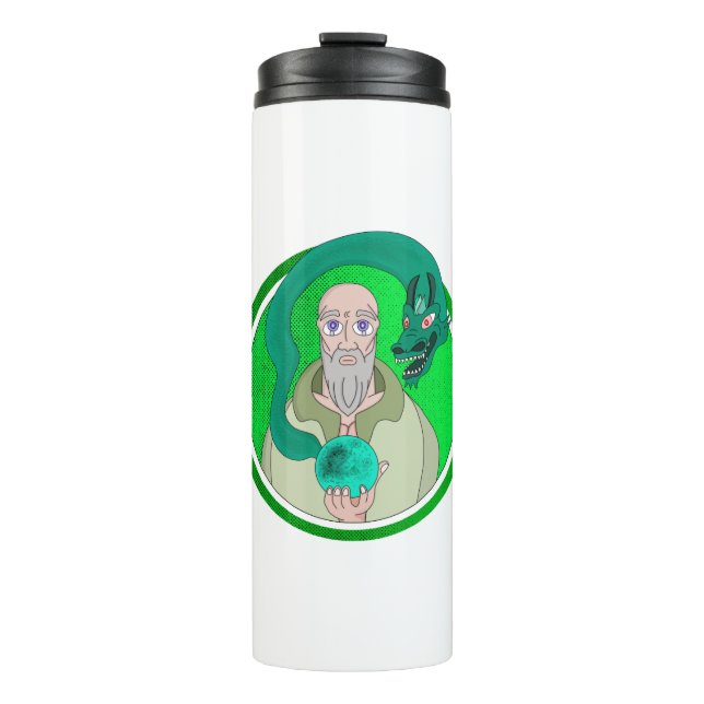 The Monk and the Dragon Thermal Tumbler (Front)