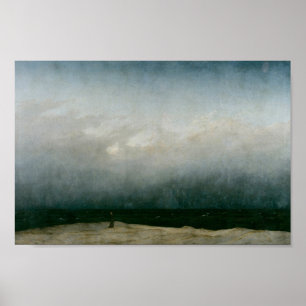 The Monk By the Sea (Friedrich 1824) Poster
