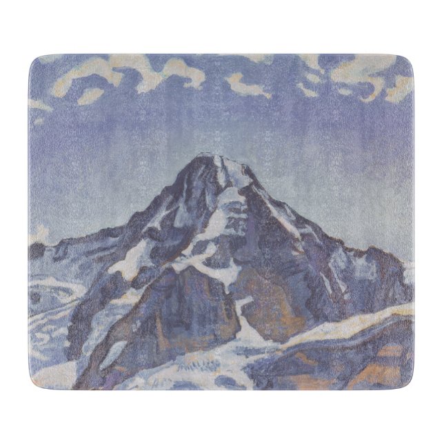 The Monk Mountain With Clouds (Ferdinand Hodler) Cutting Board (Front)