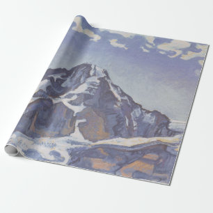 The Monk Mountain With Clouds (Ferdinand Hodler) Wrapping Paper