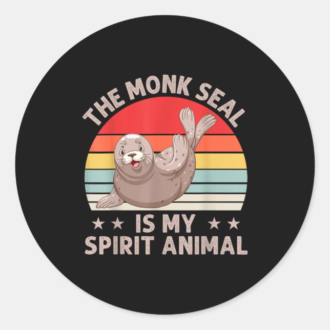 The Monk Seal Is My Srit Animal Caribbean Monk Sea (Front)
