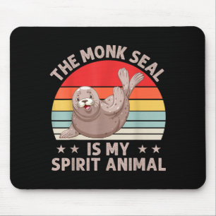 The Monk Seal Is My Srit Animal Caribbean Monk Sea Mouse Mat
