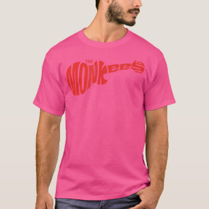 The Monkees Classic Red Guitar Logo White T-Shirt