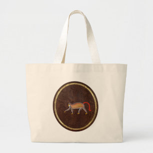 The Monkey 2009 Large Tote Bag