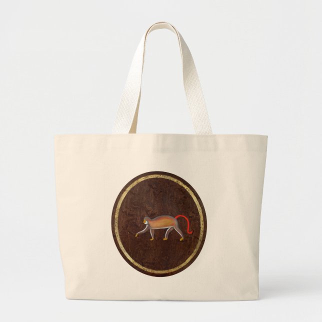 The Monkey 2009 Large Tote Bag (Front)