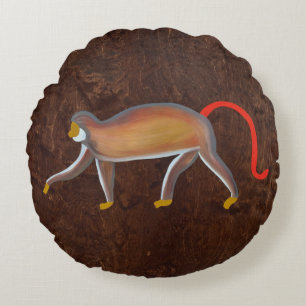 The Monkey 2009 Round Cushion