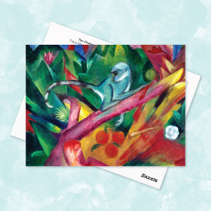 The Monkey Abstract Franz Marc Postcard