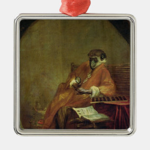 The Monkey Antiquarian, 1740 Metal Tree Decoration