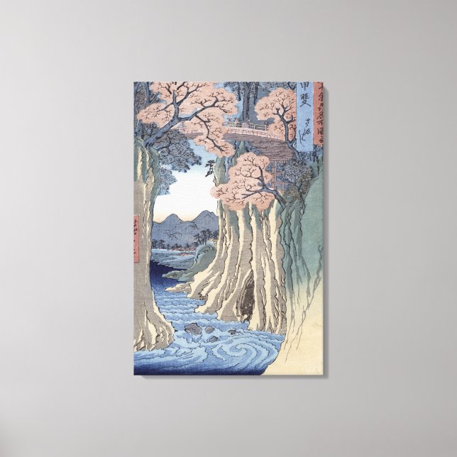 The monkey bridge in the Kai province Canvas Print (Front)
