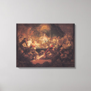 The Monkey Freemasons Canvas Print