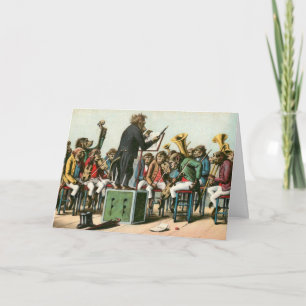 The Monkey Orchestra Card