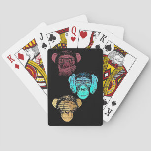 The Monkey Playing Cards