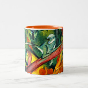 The Monkey Two-Tone Coffee Mug