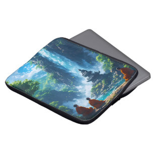 The Monks' Tranquil Ascent Laptop Sleeve