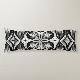 The Monochrome Bloom Body Cushion