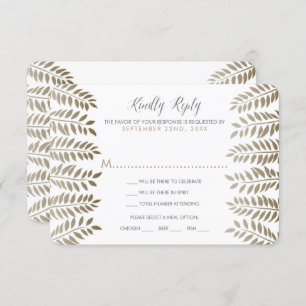 The Monochrome Fern Woodland Wedding Collection Invitation