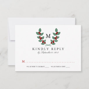 The Monogram Berry Bush Wedding Collection - RSVP