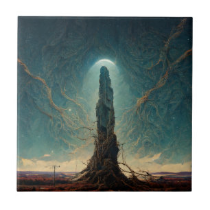 The Monolith 2 Fantasy Sci-Fi Art Tile