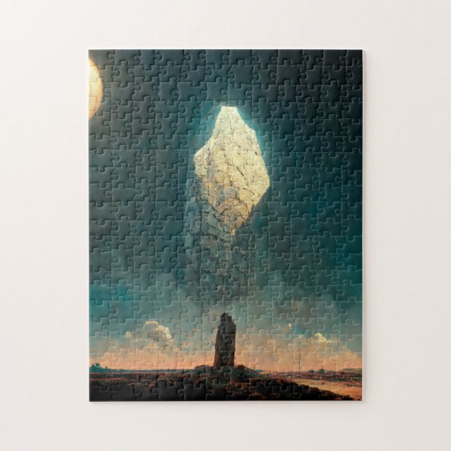 The Monolith 3 Fantasy Sci-Fi Jigsaw Puzzle (Vertical)