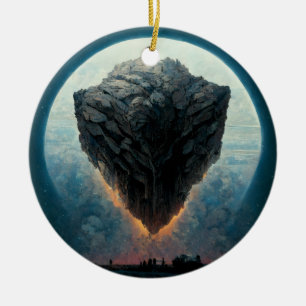 The Monolith Fantasy Sci-Fi Art Ceramic Tree Decoration