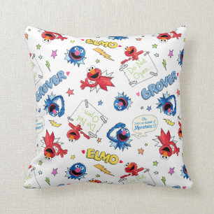 The Monster at the End of This Story Pattern Cushion