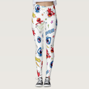 The Monster at the End of This Story Pattern Leggings