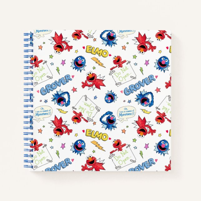 The Monster at the End of This Story Pattern Notebook (Front)