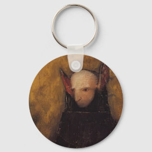 The Monster by Odilon Redon Key Ring