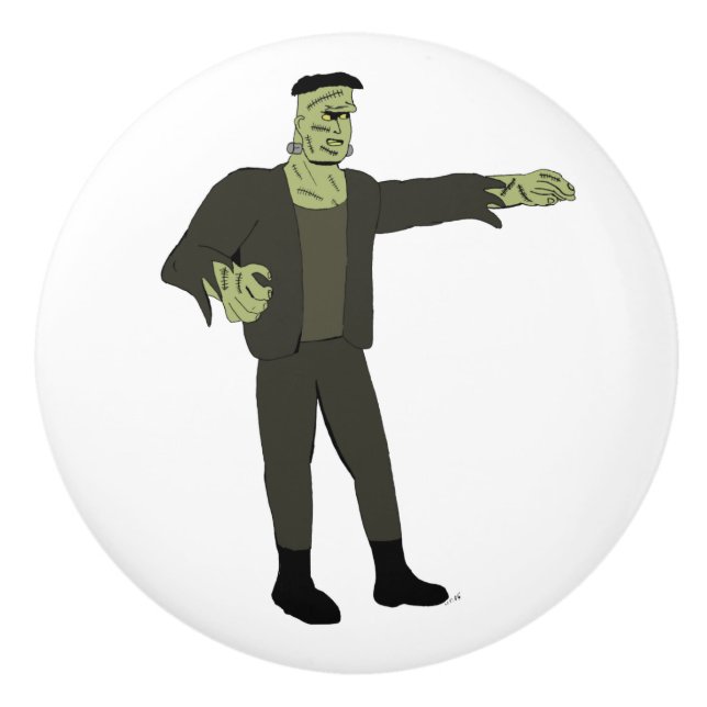 The Monster    Ceramic Knob (Front)