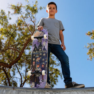 The Monster Drive Haunted House Skateboard
