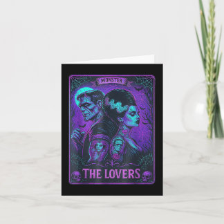 The Monster Frankenstein And Bride The Lovers Taro Card