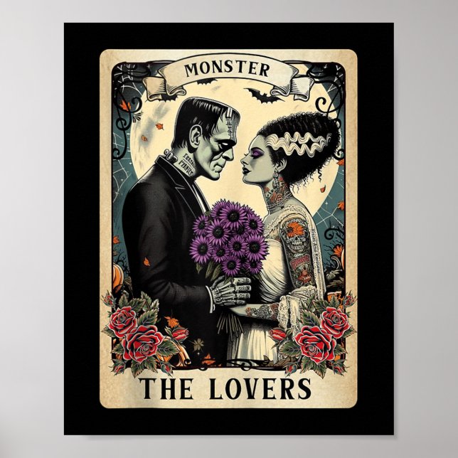 The Monster Frankenstein And Bride The Lovers Taro Poster (Front)