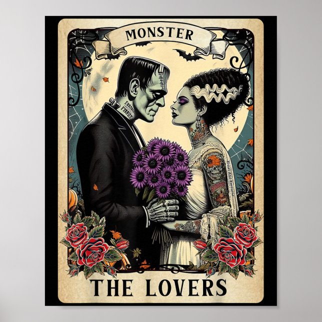 The Monster Frankenstein And Bride The Lovers Taro Poster (Front)