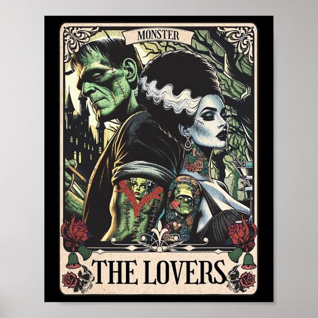 The Monster Frankenstein And Bride The Lovers Taro Poster (Front)