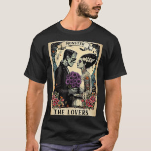 The Monster Frankenstein And Bride The Lovers Taro T-Shirt